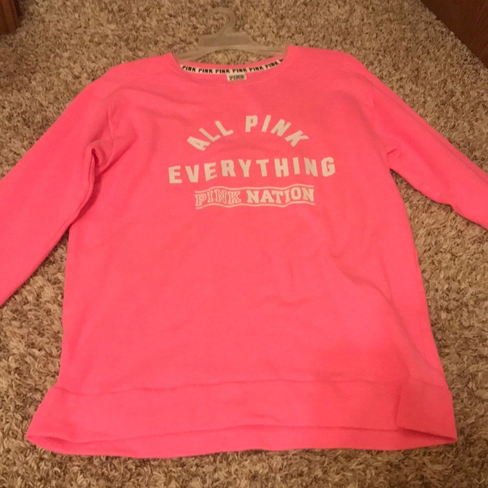 Long sleeve Pink Nation shirt
